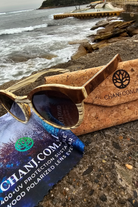 Chanj Sunglasses Cottesloe Sustainable Sunglasses Handcrafted FSC Wood.