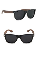 Chanj Sunglasses Hyams Sustainable Sunglasses Handcrafted FSC Wood.