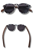 Chanj Sunglasses Pearl Sustainable Sunglasses Handcrafted FSC Wood.