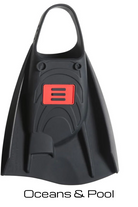 DMC Fins ELITE Max Black Double Rail - Swim Fins.
