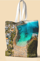 Destination Label Shelly Corner Tote Bag.