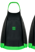 DMC Repeller Surf fins with Strap Black Lime.