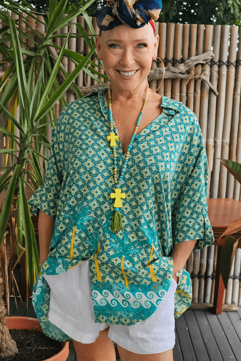 Dreamcatcher Elina Green Shirt On Sale.