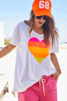 Hammill & Co Vintage Wash Heart Tee.