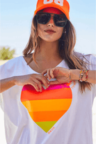 Hammill & Co Vintage Wash Heart Tee.