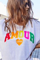 Hammill & Co Crew Neck Amour Tee - White.