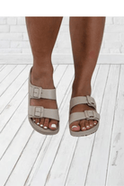 Human Ripe Sandals Slides - Cool Grey.