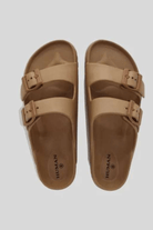 Human Ripe Sandals Slides - Tan.