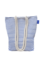 Inis Blue Striped Beach Bag Inis Blue Striped Beach Bag.
