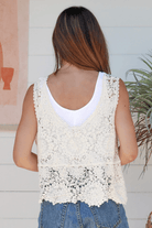 Isabella Boho Euphoria Crochet Sleeveless Cover up.