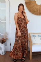 Charlotte The Label Miriam Slip Dress Animal.