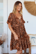 Charlotte The Label Miriam V-Neck Mini Dress.