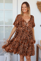 Charlotte The Label Miriam V-Neck Mini Dress.