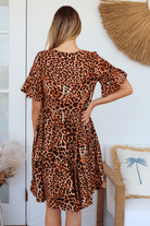 Charlotte The Label Miriam V-Neck Mini Dress.