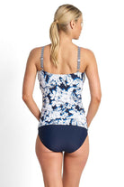 Jantzen Anchor Gathered Surplice Singlet - Navy.