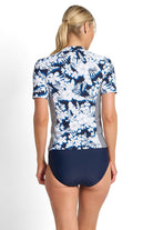 Jantzen Anchor Short Sleeve Mast Rashie - Navy.