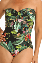 Jantzen Meka Bandeau One Piece Black.