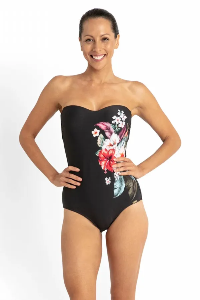 Jantzen Raeni Seamless Bandeau One Piece.