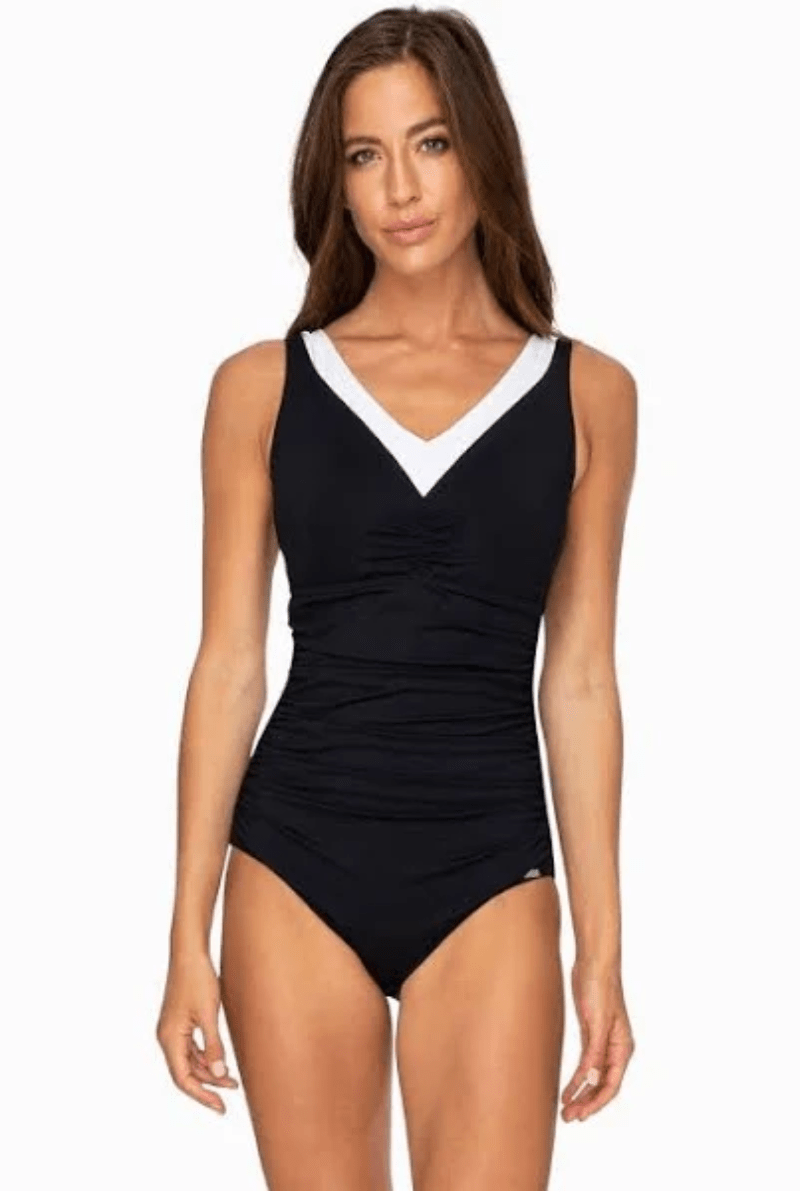 Jantzen Heritage Classics DDE Ruched Front One Peice.