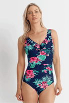 Jantzen Eden East DD/E Mesh Frill One Piece.