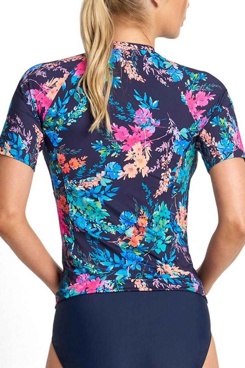 Jantzen Fresia Short Sleeve Mast Rashie - Navy.