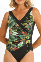 Jantzen Meka Gathered Sursplice One Piece.