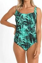 Jantzen Rainforest DDE Square Neck One Piece Green.