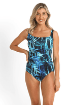 Jantzen Rainforest DDE Square Neck One Piece Arctic.
