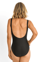 Jantzen Gathered Surplice One Piece Aqua.