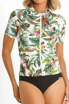 Jantzen Meka Short Sleeve Rash Vest White.