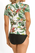 Jantzen Meka Short Sleeve Rash Vest White.