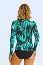 Jantzen Rainforest Zip Front Rash Vest Green.