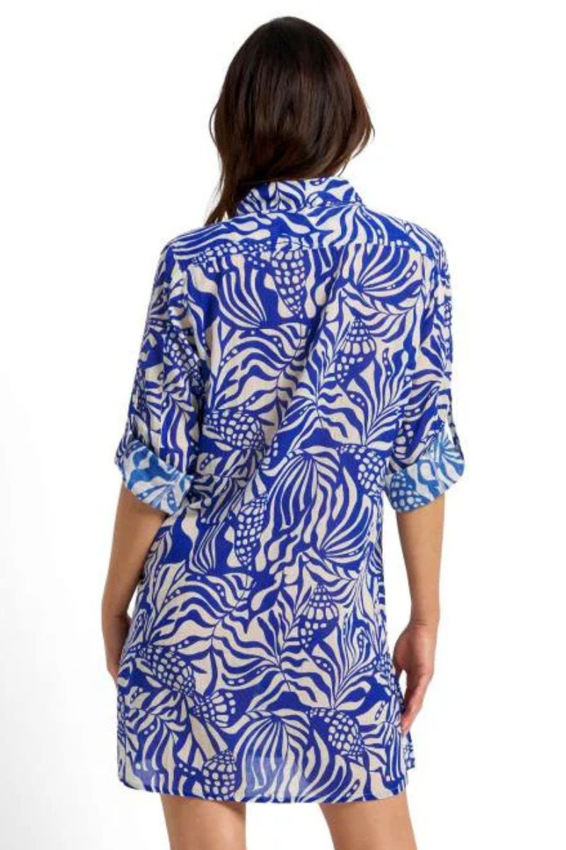 jantzen-seashells-JA91236-button-through-shirt-cobalt-ozresort