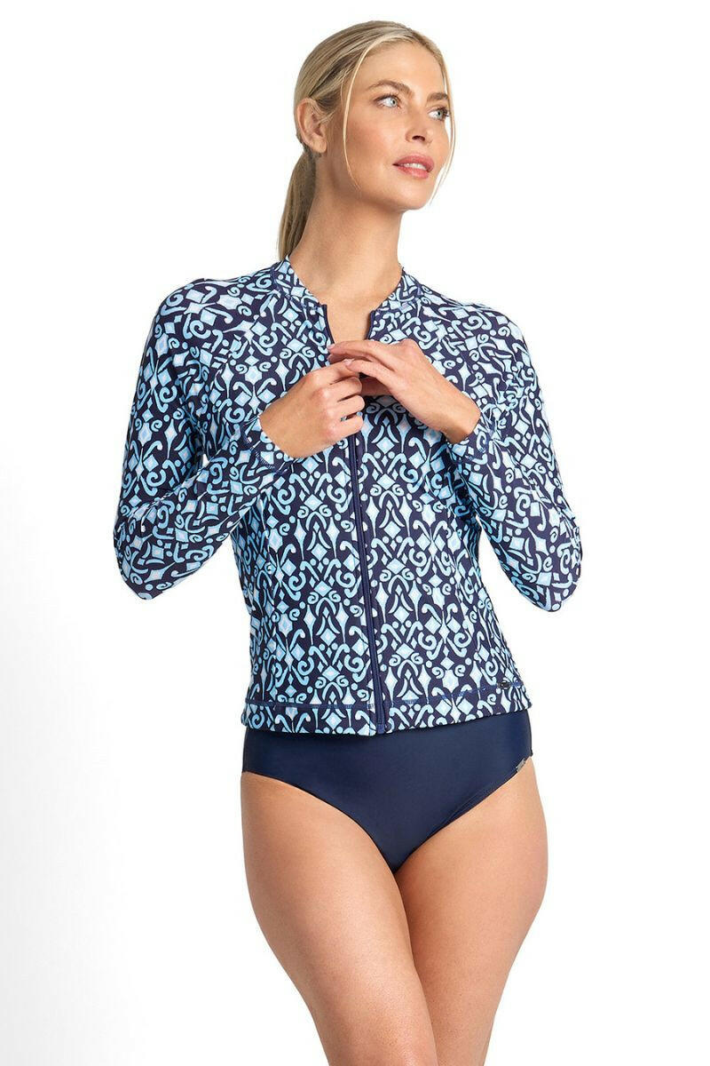 Jantzen Select L/S Mast Rashie - Navy.