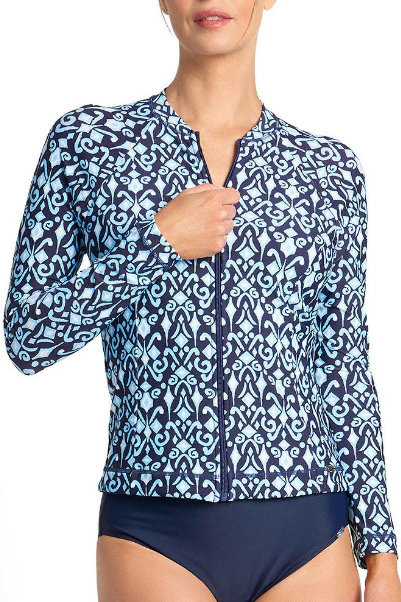 Jantzen Select L/S Mast Rashie - Navy.