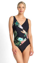 Jantzen Select Surplice One Piece - Black.