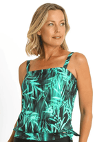 Jantzen Rainforest Bandeau Blouson Singlet - Green.