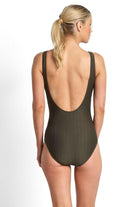 Jantzen Sky High Buckle One Piece - Army.