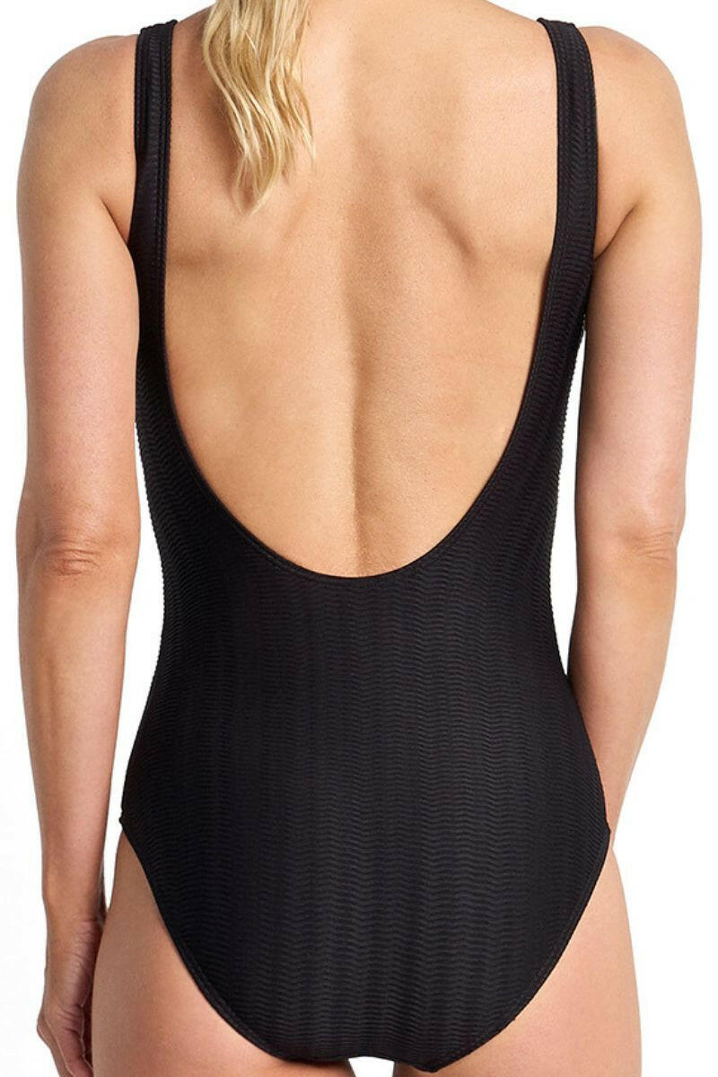 Jantzen Sky High Buckle One Piece - Black.