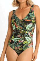 Jantzen Meka Gathered Twist One Piece.