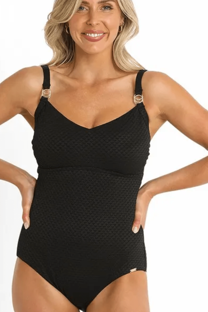 Jantzen Limitless F/G Minimiser One Piece Swimsuit Royal & Black.