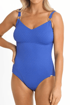 Jantzen Limitless F/G Minimiser One Piece Swimsuit Royal & Black.