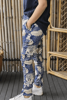 La Strada Palm Navy Stretch Jogger.