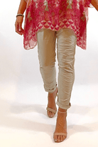 La Strada Tape Stretch Jogger Pant.