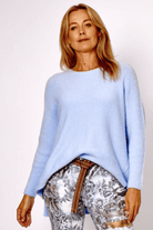 La Strada Celeste Lana Viscose Knitted Jumper.