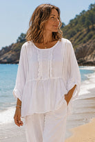 LST26-71 La Strada Linen Shirt