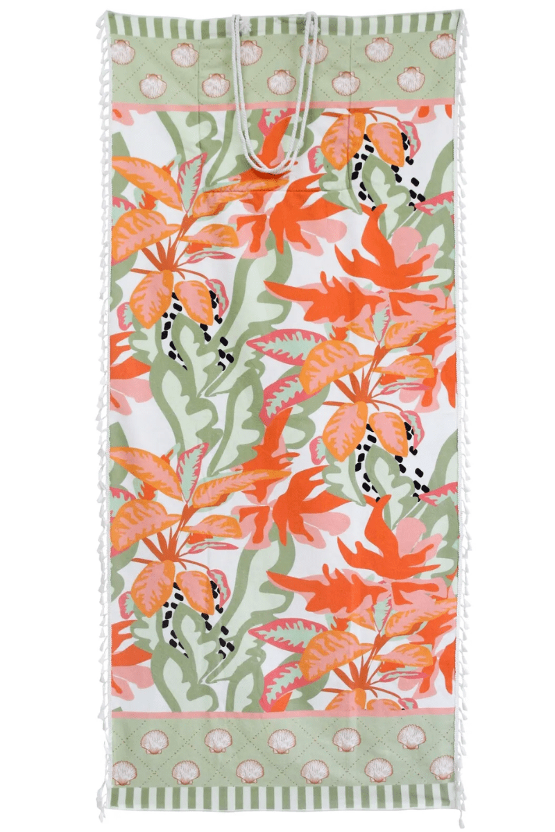 La Vida Sand Free Beach Towel - Tropics.