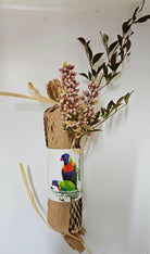 Xmas Bon Bons Wrapped Tea Towels with Australian Wildflowers.