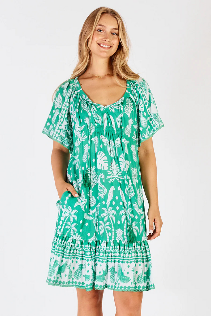 lula-life-agatha-shirred-dress-sea-ozresort