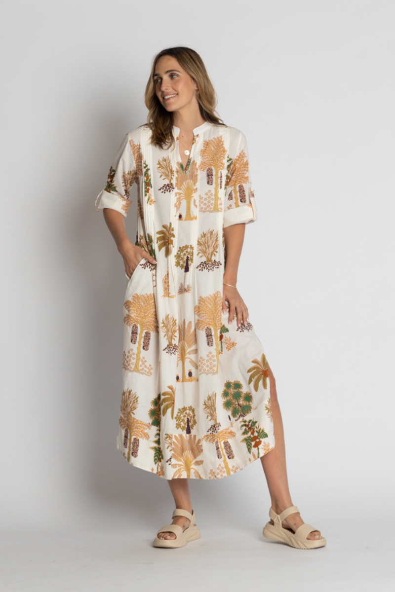 Lula Life Amrita Midi Dress White.